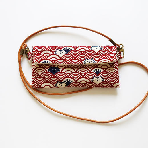 HUJI祤集Comfy斜挎包插画祥云猫猫 商品图2