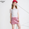 欧芮儿夏装新款a字半身裙女短裙 商品缩略图4