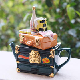 TaDah "Ceramic Inspirations 手工创意茶壶复古旅行箱款"