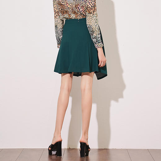 VIMAGE纬漫纪夏季新款时尚原创个性街头系带拼接雪纺短裙半身裙女V706341 商品图3