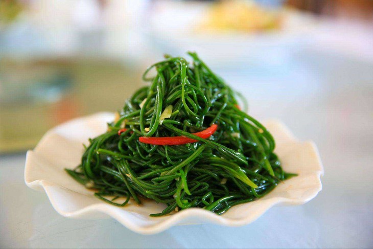 民勤沙葱色泽深绿质地脆嫩口感佳凉拌沙葱沙葱饺子沙葱炒蛋