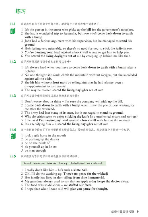 剑桥中级英语习语(中文版)(剑桥英语在用丛书) 商品图4
