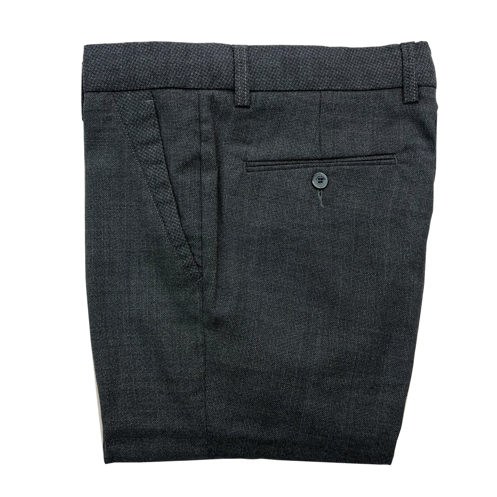 Marco Azzali 深灰色羊毛西裤 P3513400