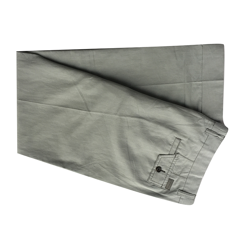 Marco Azzali 灰色全棉休闲裤 P3209600