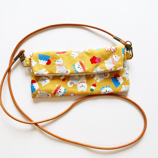 HUJI祤集Comfy斜挎包风の花小柴富士山 商品图2