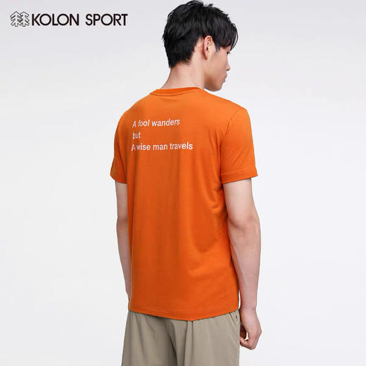 Kolonsport棉麻面料短袖T恤男款情侣款 商品图4