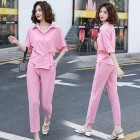 WZNH-OMN2019时尚气质女神范显瘦两件套