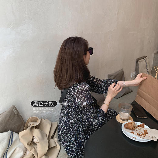 【金蘑菇菇】可咸可甜油画裙 高级又可爱  褶皱+碎花是大势哦！ 商品图2