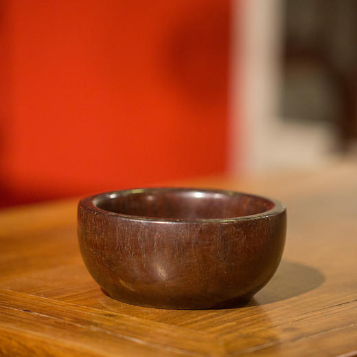 清代  红木一木整挖水盂 商品图0