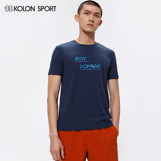韩国Kolonsport棉麻男款短袖T恤 超舒服面料 商品图5