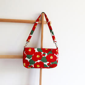 HUJI祤集Butter单肩包风の花大茶花