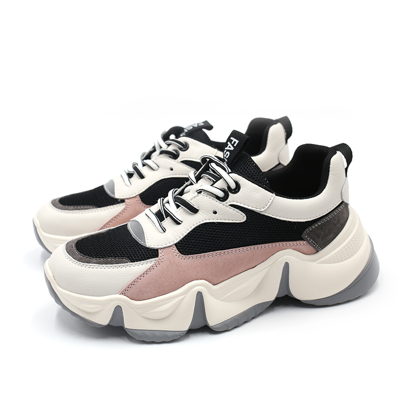 safiya索菲娅 2020拼色显瘦熊猫鞋 网红老爹鞋SF03112049