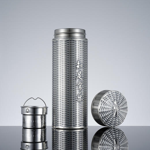 子佩集S999银精工知足杯摆件【DLBJB002】纯银内胆泡茶杯203 商品图0