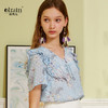 欧芮儿夏装新款雪纺衫蕾丝拼接上衣9XSA20665 商品缩略图0