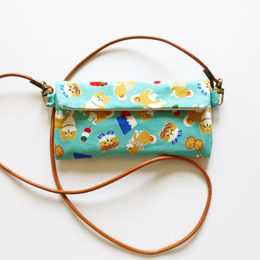 HUJI祤集Comfy斜挎包风の花小柴富士山 商品图0