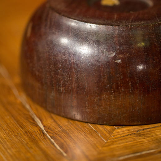 清代  红木一木整挖水盂 商品图4