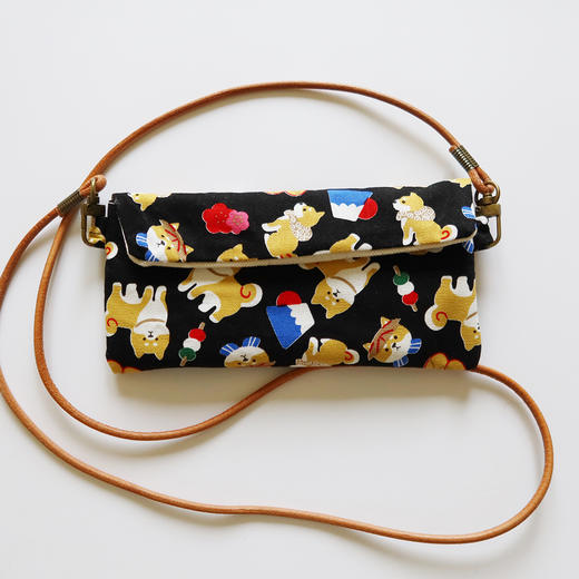 HUJI祤集Comfy斜挎包风の花小柴富士山 商品图1