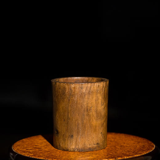 清早期 黄花梨素工香筒 商品图0