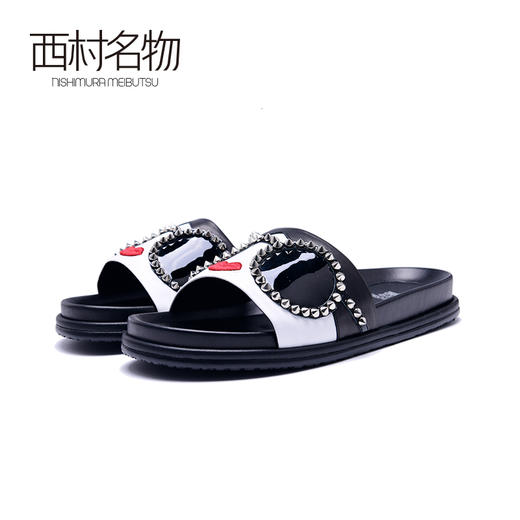 西村名物2020年春季女款钻扣系列凉拖X20BJ23081 商品图1