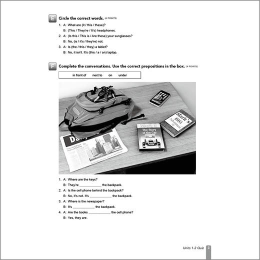 剑桥国际英语教程（第5版）测试用书入门级 商品图4