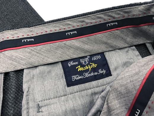 Marco Azzali 深灰色羊毛西裤 P3513400 商品图3