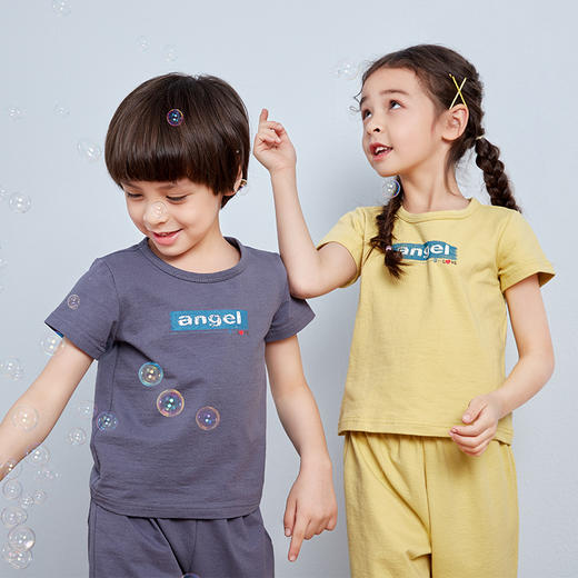 龙之涵【麻麻衫综合详情】儿童T恤中大童宝宝短袖亲子款短袖 吸汗透气 商品图0