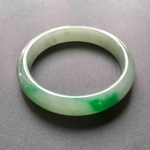 糯种阳绿辣色翡翠手镯61 商品图3