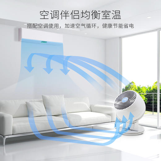 爱丽思（508791
）(IRIS)日本 电风扇/空气循环扇/台扇 家用遥控定时静音摇头迷你小风扇PCF-C18C 商品图3
