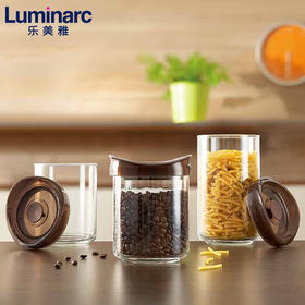 LUMINARC乐美雅 乐宜厨玻璃储物罐3件套