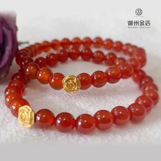 时尚硬金足金玛瑙手链 商品图1