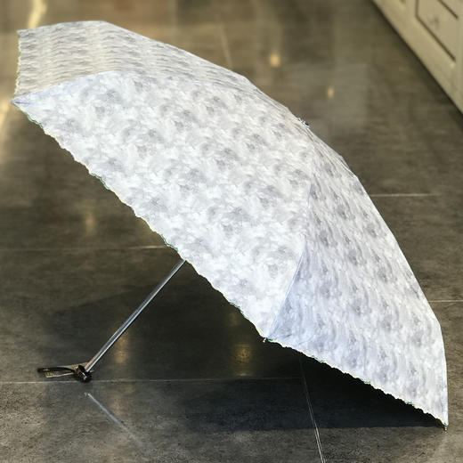 优品堂“空谷幽兰”超轻五折太阳伞，遮阳防晒防紫外线晴雨两用伞 商品图10