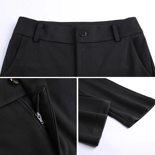 MZ-MZ10241222微喇裤女新款高腰修身西装裤大码休闲长裤WY 商品图3