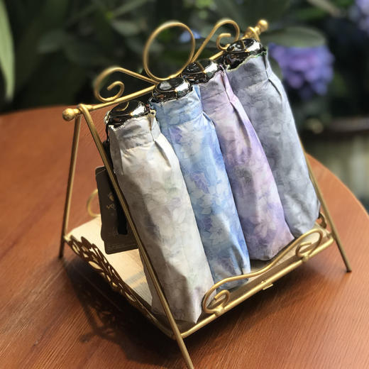 优品堂“空谷幽兰”超轻五折太阳伞，遮阳防晒防紫外线晴雨两用伞 商品图8