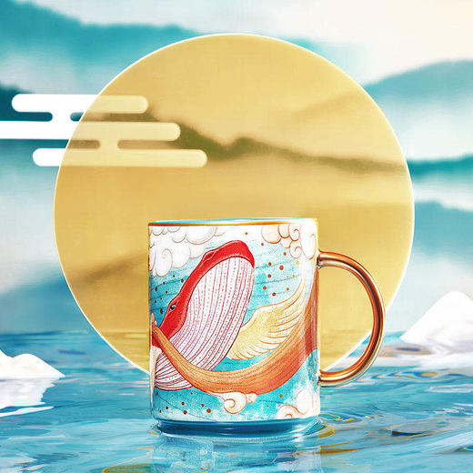 共禾京品上古神兽系列国潮马克杯鲲鹏展翅 商品图1