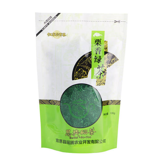【恩施】瑶圃伍家台贡茶栗香绿茶（特级烘青)100g/袋 茶叶 商品图0