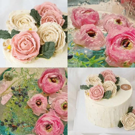 盛开玫瑰花蛋糕（加高，豆沙裱花） 商品图4