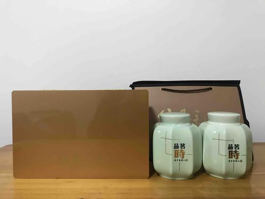 🔥烤漆木盒信阳毛尖外包装盒2瓷罐/一斤装/58元一套/一件6套/一件348元（本产品为包装盒） 商品图0