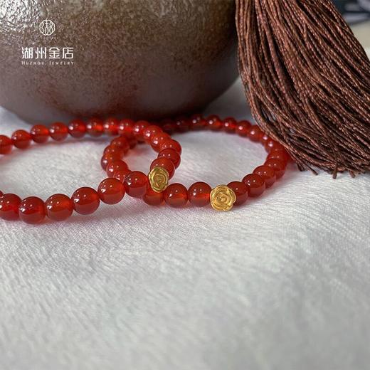 时尚硬金足金玛瑙手链 商品图2
