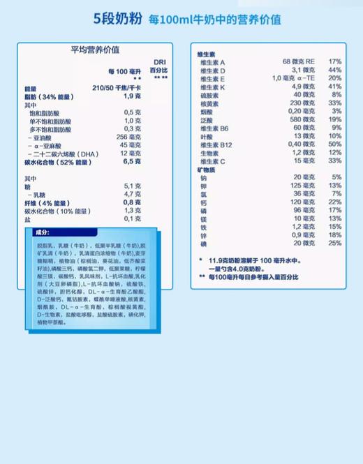 【中欧班列精选】HNMG 荷兰牛栏奶粉Nutrilon 5段（2-7岁）800G 新版 商品图2