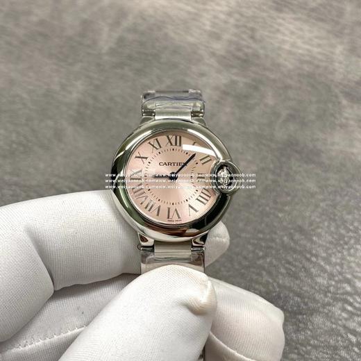 V6卡地亚蓝气球W6920038，卡地亚原厂石英机芯,28毫米和33毫米直径,女士，精钢，密底手表 商品图7
