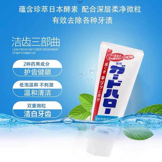 日本/花王酵素牙膏祛除口臭齿垢牙渍薄荷口味165g-会员5折 商品图4