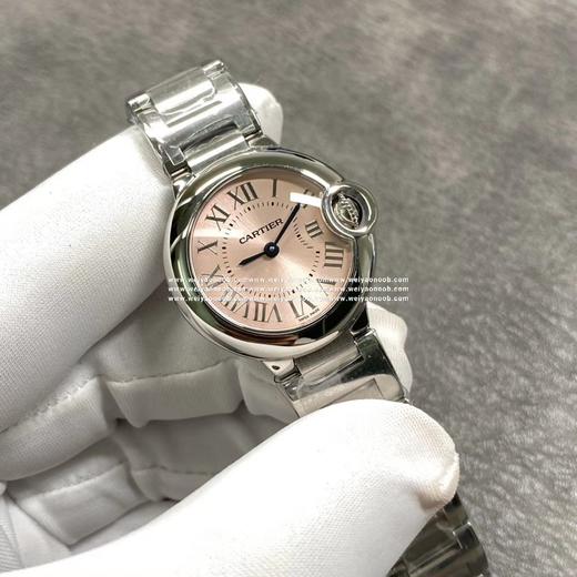 V6卡地亚蓝气球W6920038，卡地亚原厂石英机芯,28毫米和33毫米直径,女士，精钢，密底手表 商品图10
