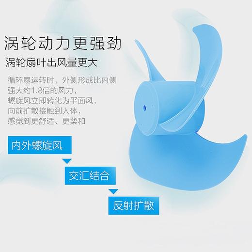 日本iris爱丽思空气循环扇台式家用超静音小型对流扇PCFHD15NCB蓝 商品图3