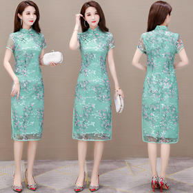 WE  YJY-20A21改良版旗袍裙