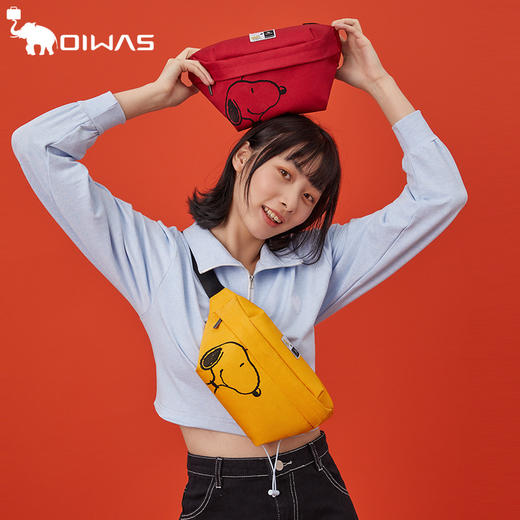 爱华仕 史努比联名胸包百搭斜挎包女时尚潮流腰包男胸前个性包包 OCY5653多款可选 商品图1