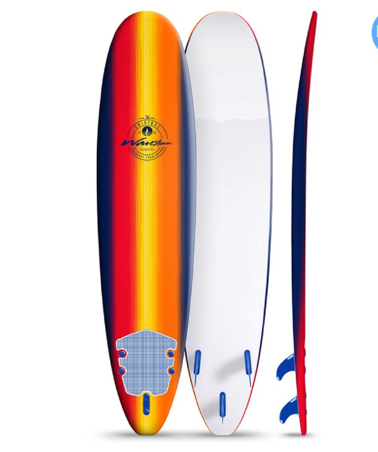 Wavestorm Surf Board 2.4m Item #2000521专业海洋冲浪板红或蓝JPY带授权招加盟代理