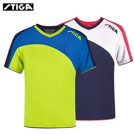 STIGA斯帝卡乒乓球服男女款乒乓球比赛服运动T恤短袖速干球衣斯蒂卡CA66191/51 商品图0