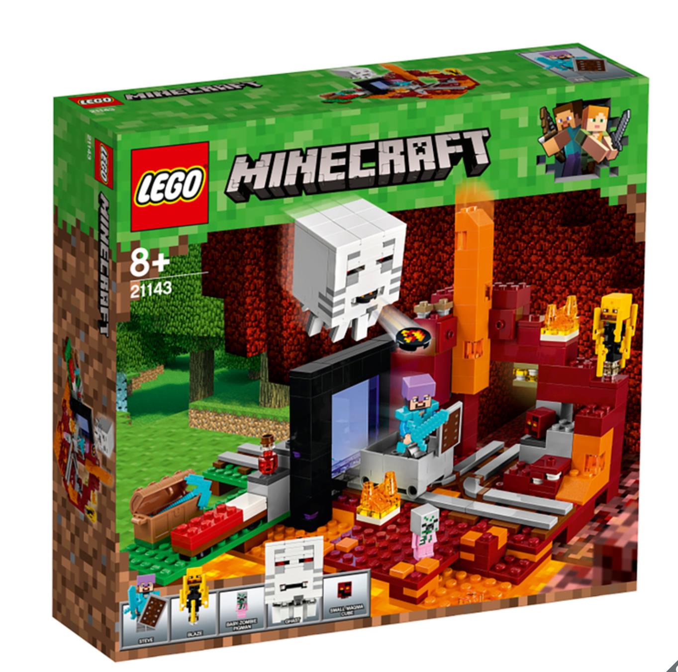 Lego Minecraft The Nether Portal#21143 乐高我的世界631320JPY带授权招加盟代理