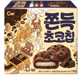 청우 쫀득초코칩240g