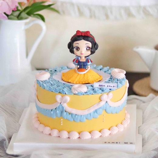 白雪小公主复古裱花蛋糕 商品图0